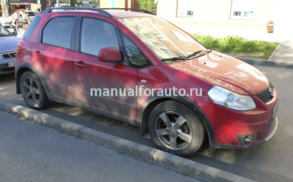 Установка сигнализации Suzuki SX4, точки подключения